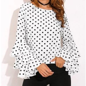 Polka dot top